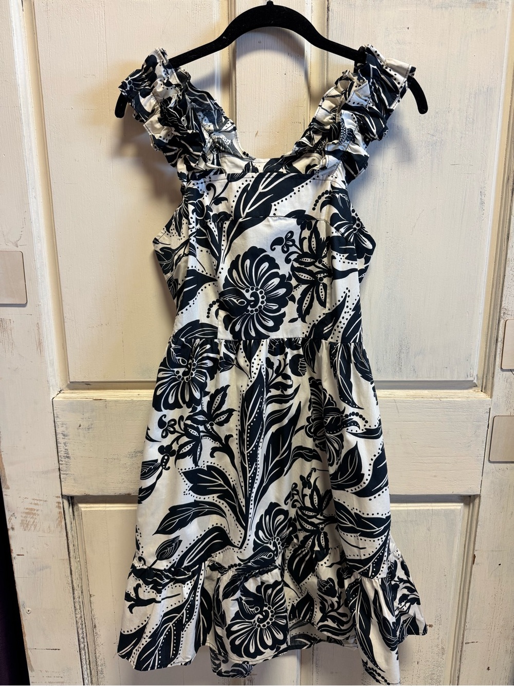 Women's Who What Wear Batik Floral Birch Sundress